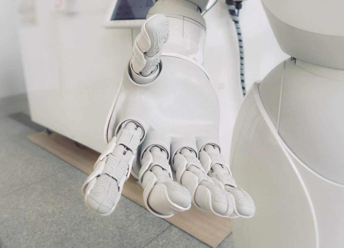 AI chatbot conversation interface on a website